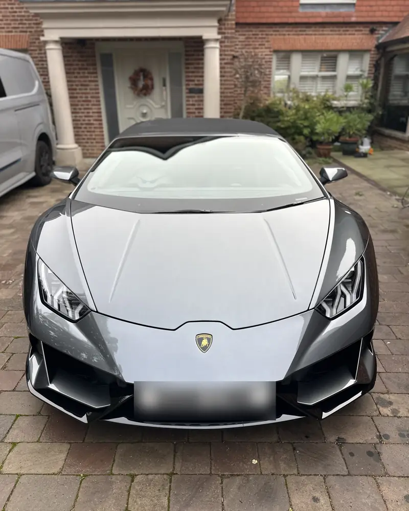 Grey Lamborghini Huracan detailed by JJ Valets, Chichester